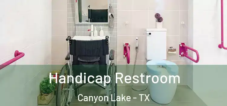 Handicap Restroom Canyon Lake - TX